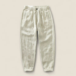 Leandro - Linen Drawstring Pants