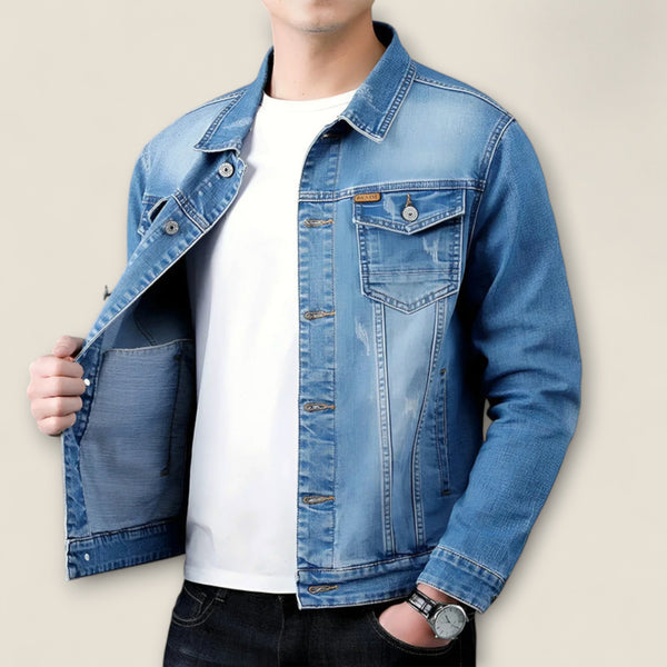 Diego - Classic Cotton Denim Jacket