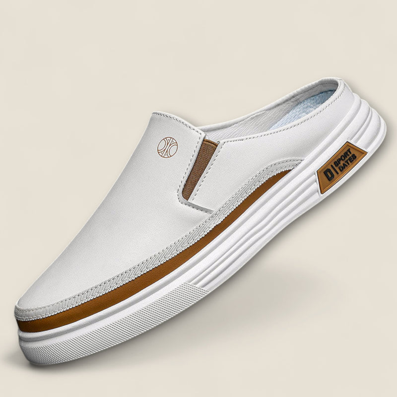 Thiago - Sleek Leather Slip-On Mules
