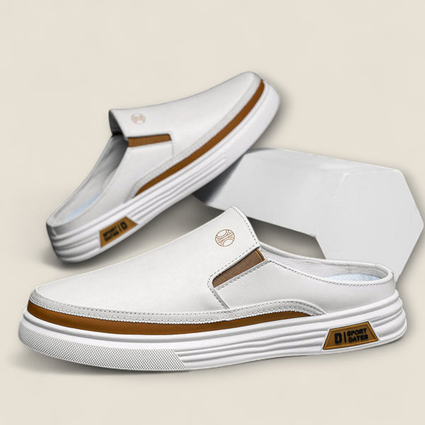 Thiago - Sleek Leather Slip-On Mules