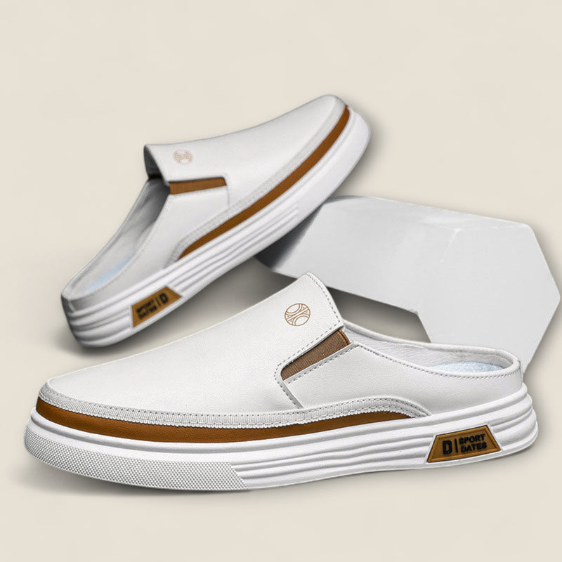 Thiago - Sleek Leather Slip-On Mules