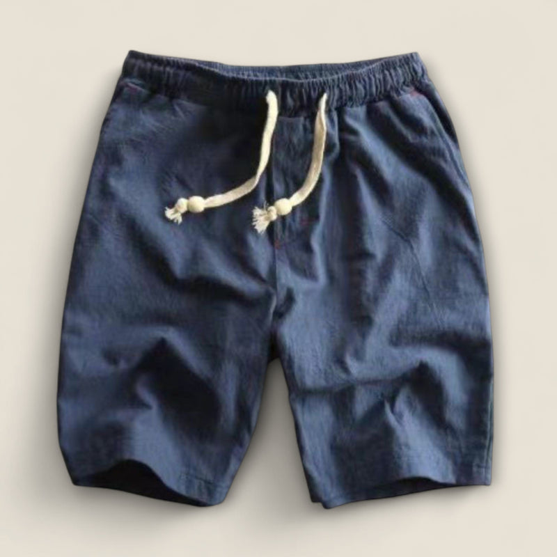 Nuno - Drawstring Cotton Shorts