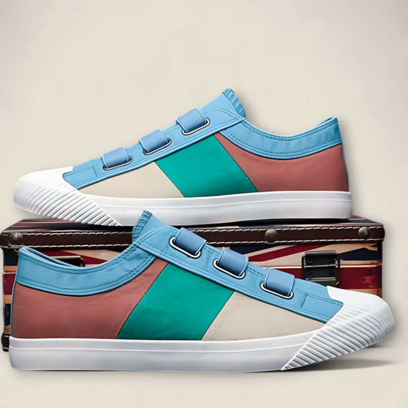 Enzo - Canvas Sneakers with Strap