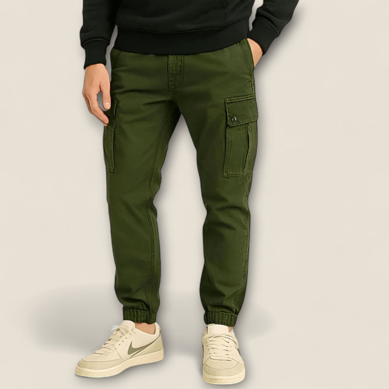 Matias - Cotton Utility Cargo Trousers