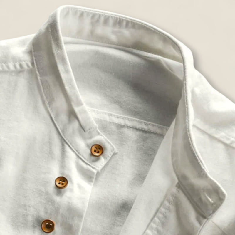 Dario - Linen-Cotton Blend Shirt