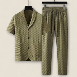 Renato - Textured Cotton Relaxation Set
