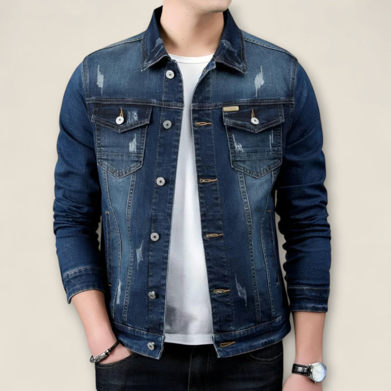 Diego - Classic Cotton Denim Jacket