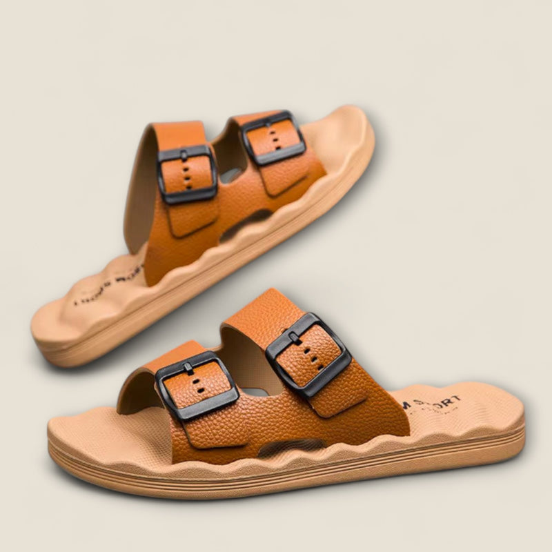 Soma - Dual-Buckle Relaxation Slippers