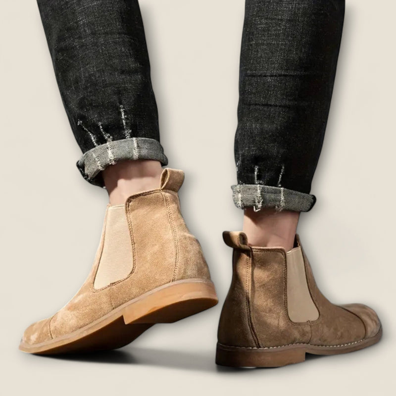Giorgio - Suede Chelsea Ankle Boots