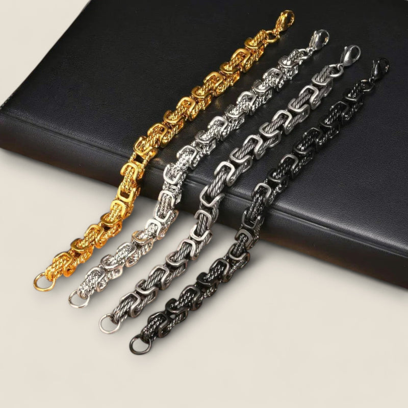 Gael - Stainless Steel Link Bracelet