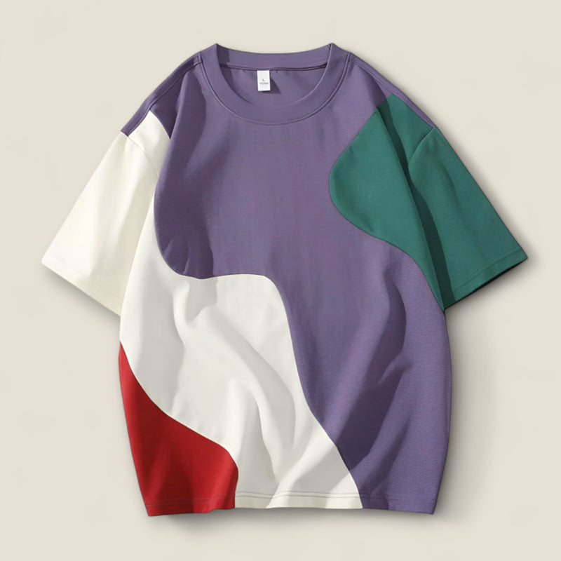 Mateo - Colorblock Abstract Tee