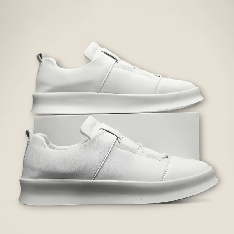 Enzo - Leather Slip-On Sneakers