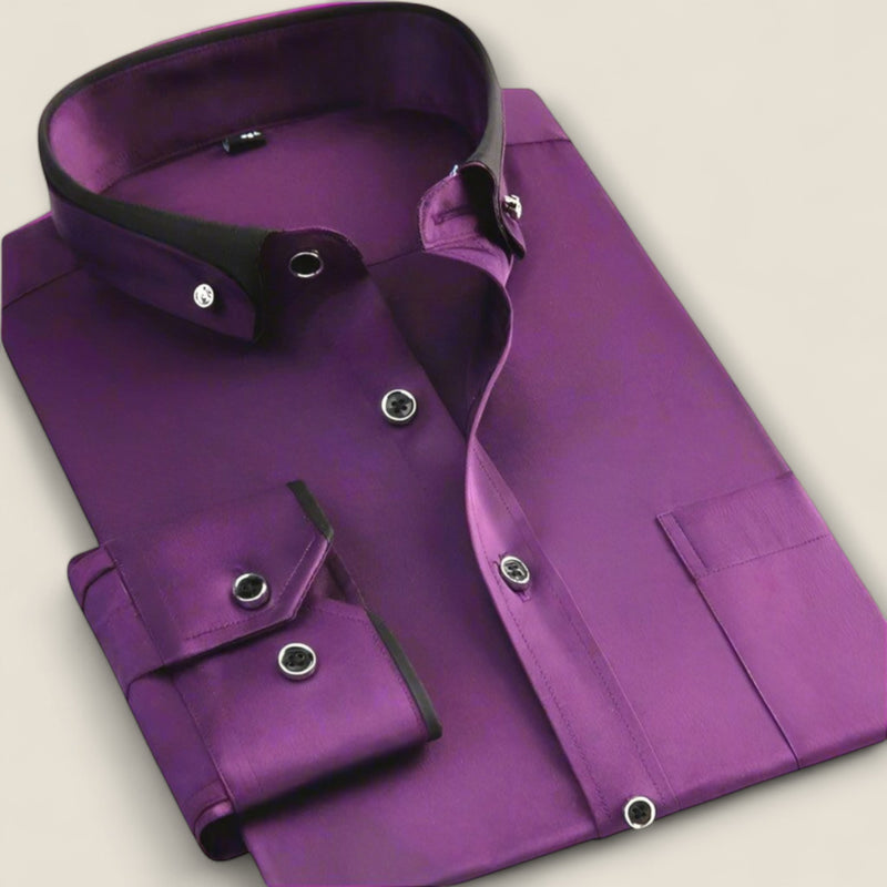 Rossi - Shirt Traditional Long-sleeved Shirt For Men