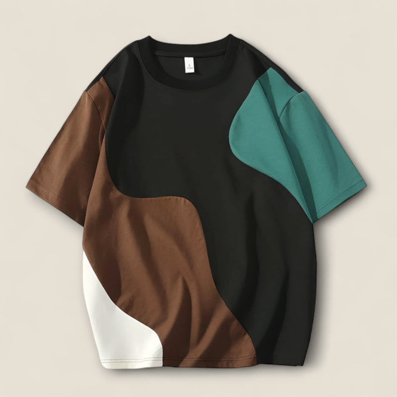 Mateo - Colorblock Abstract Tee