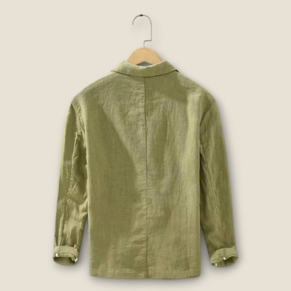 Giulio - Casual Blazer in Linen-Cotton Blend