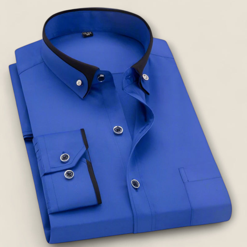 Rossi - Shirt Traditional Long-sleeved Shirt For Men