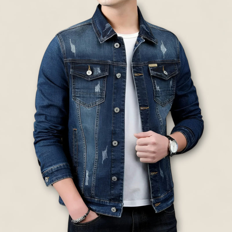 Diego - Classic Cotton Denim Jacket