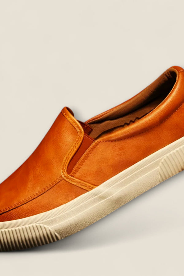 Alarico Artisan - Leather Slip-On Shoes