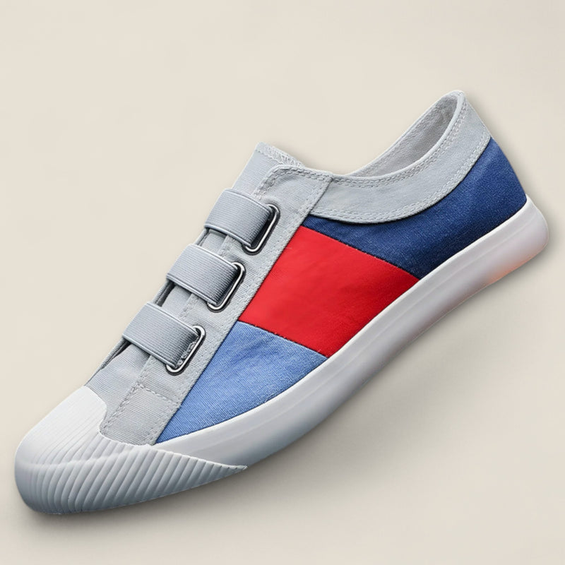 Enzo - Canvas Sneakers with Strap