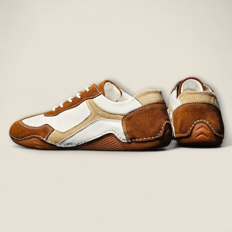 Giovanni - Vintage-Inspired Leather Sneakers