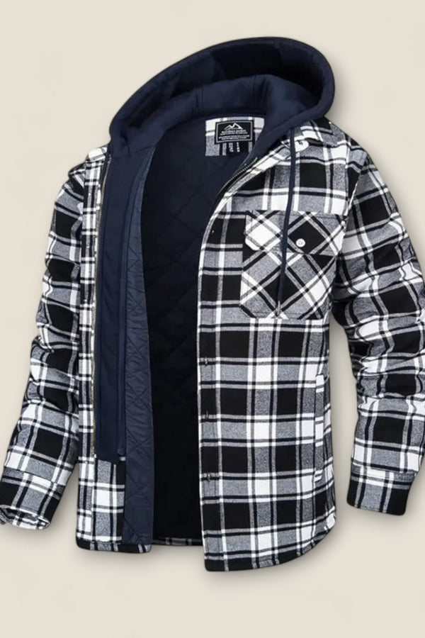 Brooks - Hooded Button-Up Jacket