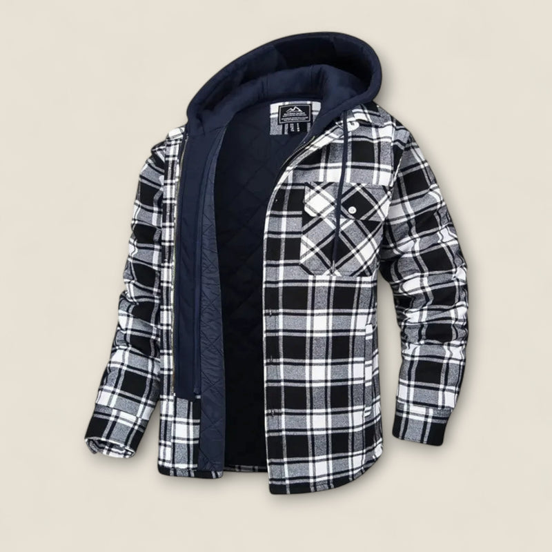 Brooks - Hooded Button-Up Jacket
