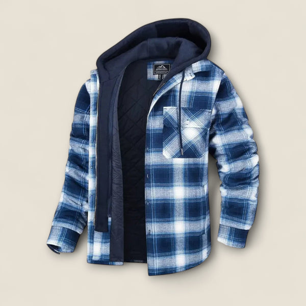 Brooks - Hooded Button-Up Jacket