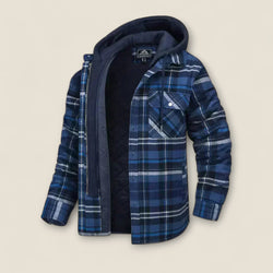 Brooks - Hooded Button-Up Jacket