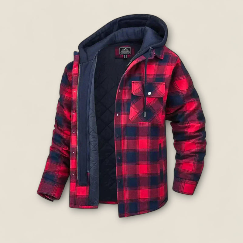 Brooks - Hooded Button-Up Jacket