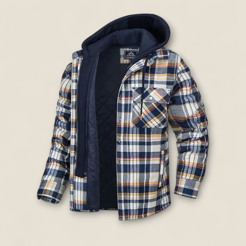 Brooks - Hooded Button-Up Jacket