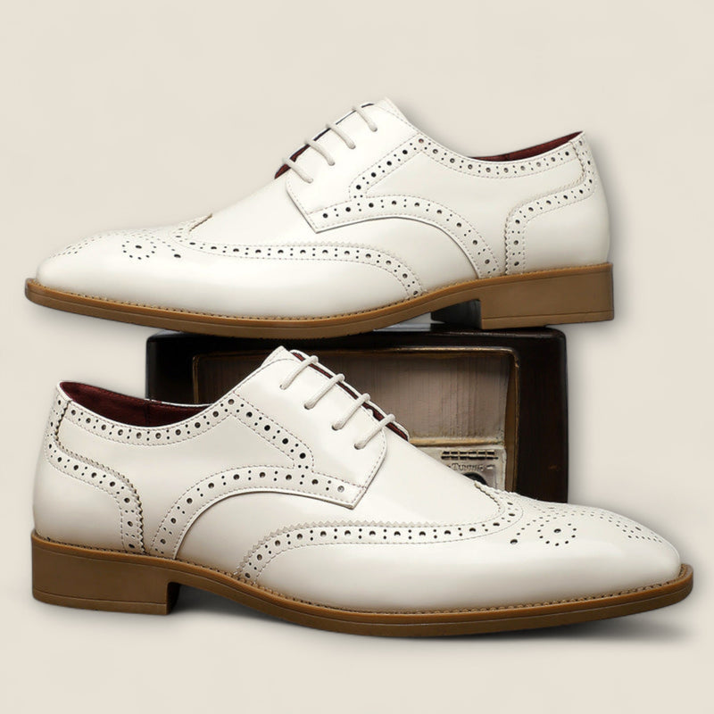 Santiago - Leather Wingtip Formal Shoes