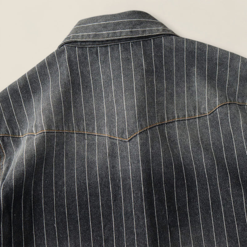 Leon - Striped Denim Shirt