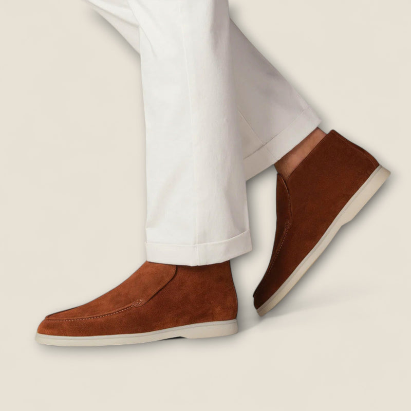 Gianni - Suede Mid-Top Sneakers