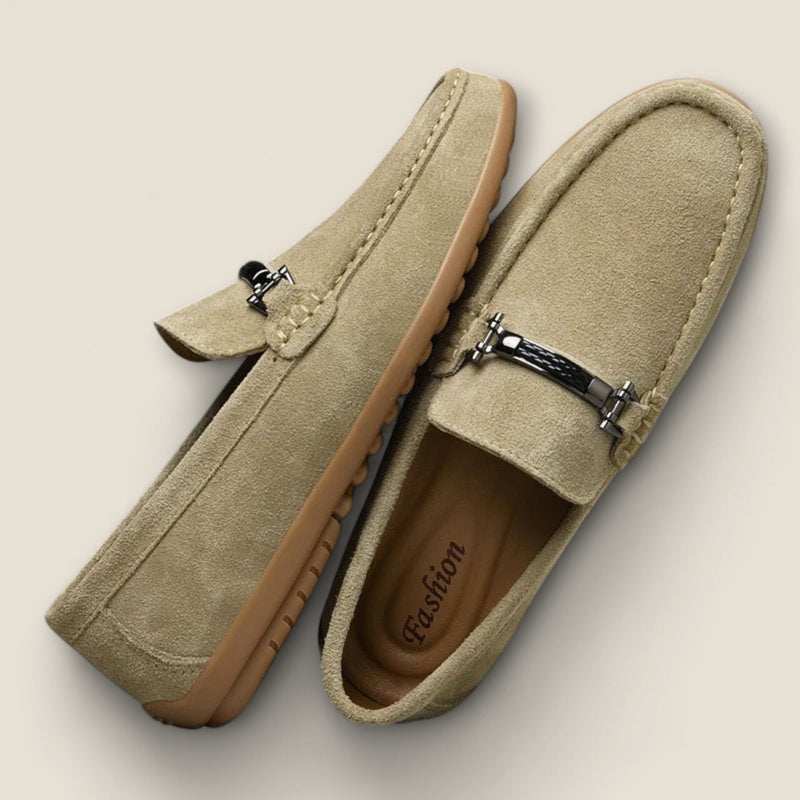 Renato - Leather Bit Slip-On Loafers