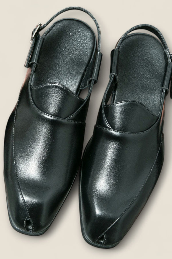 Aurelio - Leather Backstrap Shoes