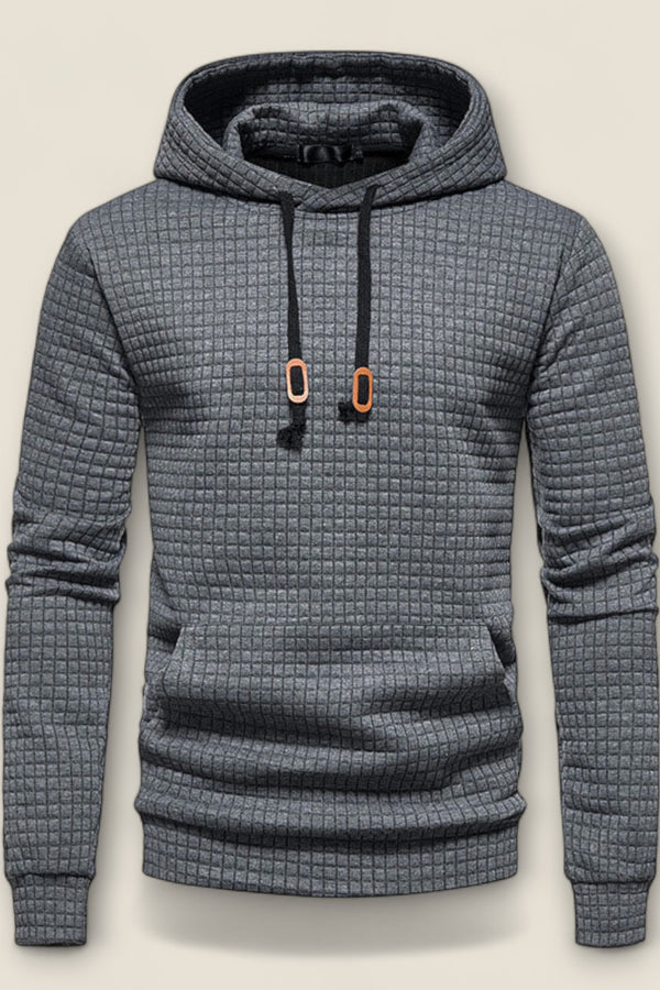 Renato - Textured Hoodie with Pullover Design