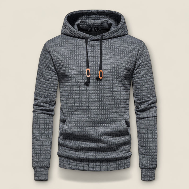Renato - Textured Hoodie with Pullover Design