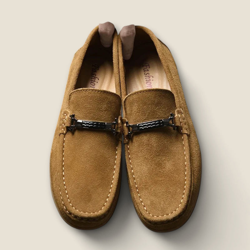 Renato - Leather Bit Slip-On Loafers