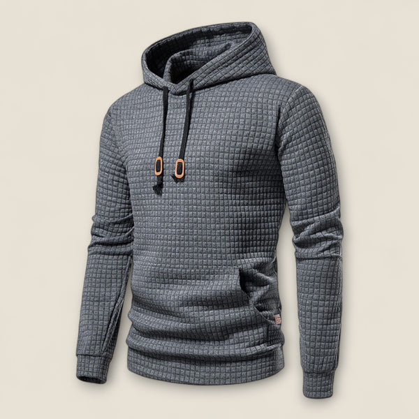 Renato - Textured Hoodie with Pullover Design