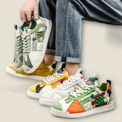 Alonzo - Y2K Retro Patchwork Sneakers