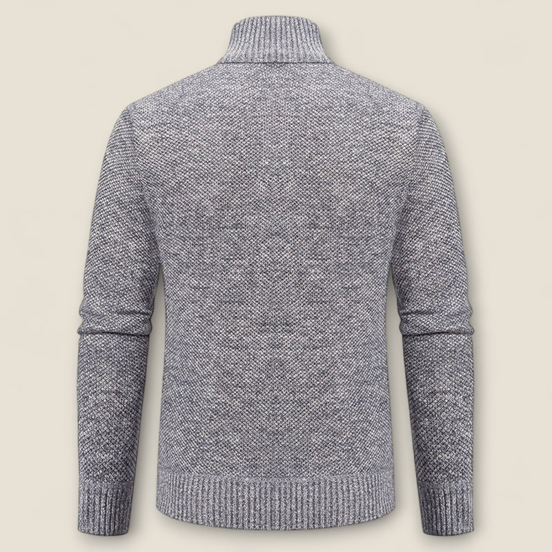 Matteo - Zip-Up Knit Sweater