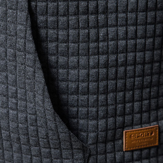 Renato - Textured Hoodie with Pullover Design