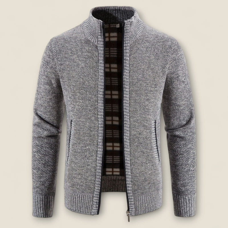 Matteo - Zip-Up Knit Sweater