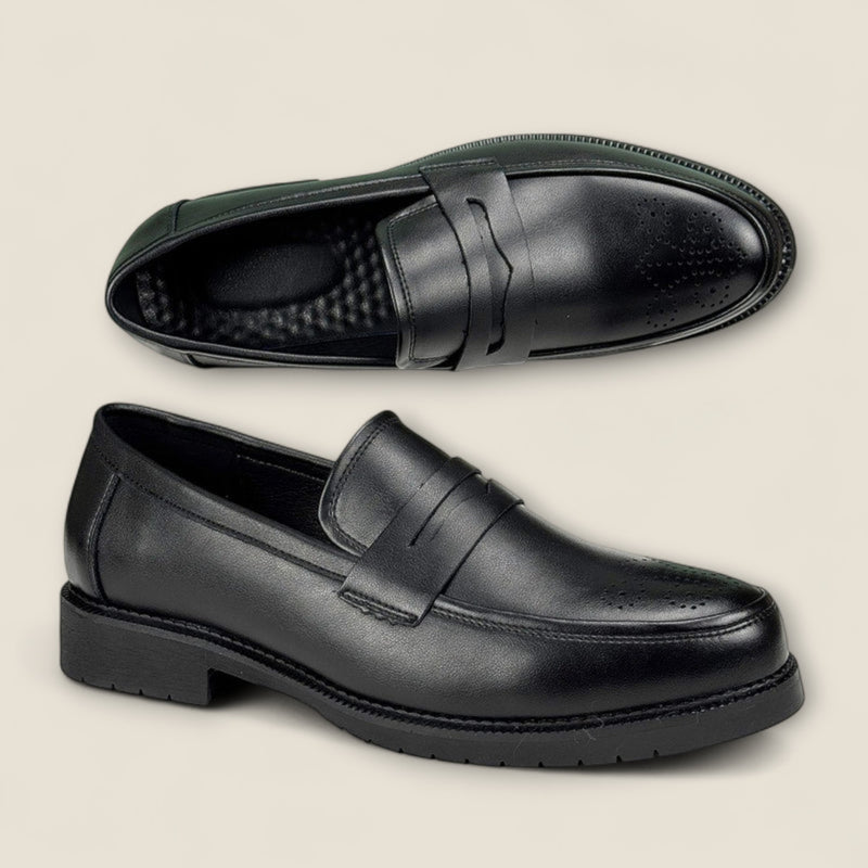 Vittorio - Classic Leather Penny Loafers