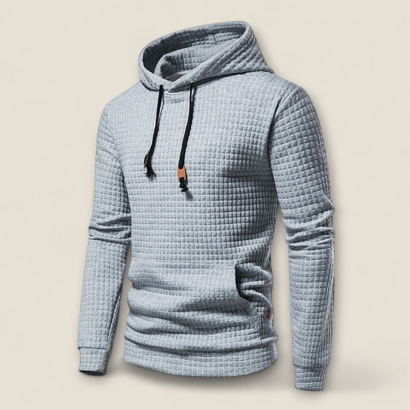 Renato - Textured Hoodie with Pullover Design