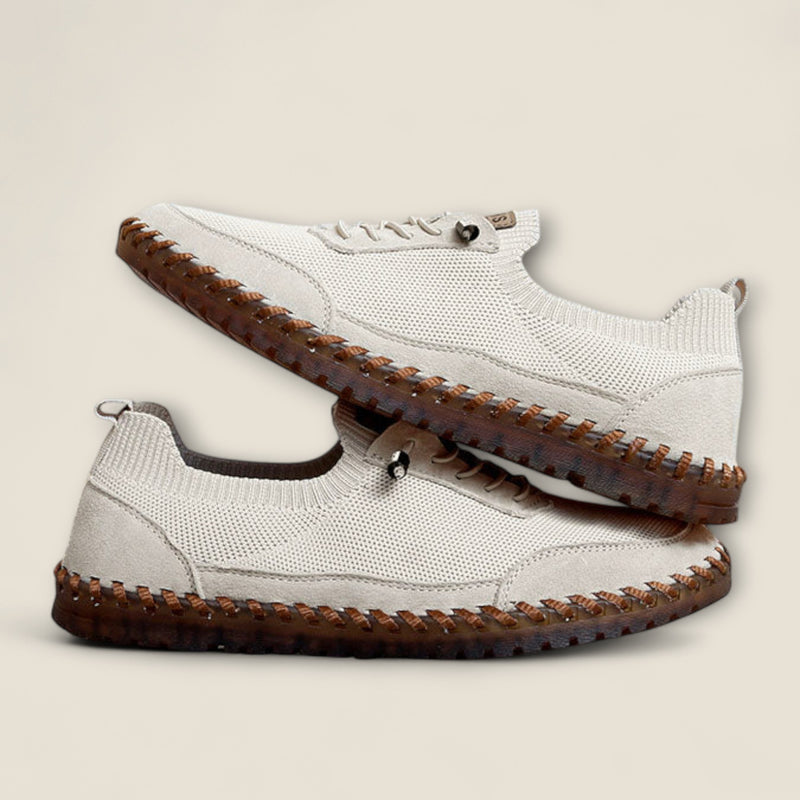 Marco - Knit and Leather Fusion Sneakers