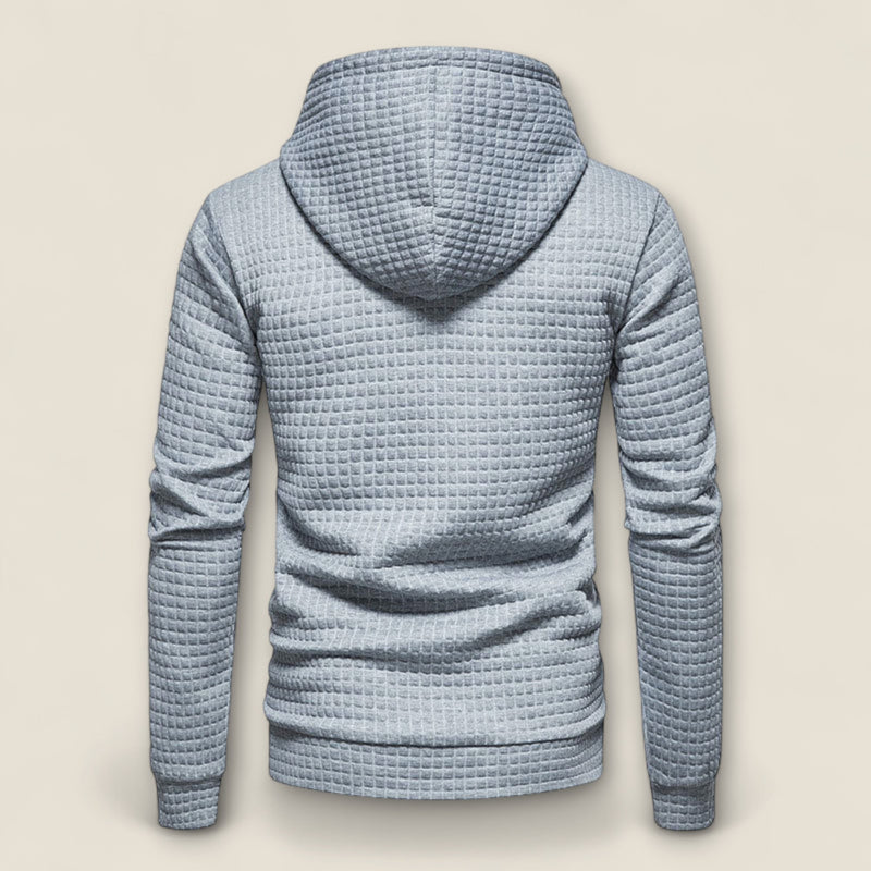 Renato - Textured Hoodie with Pullover Design