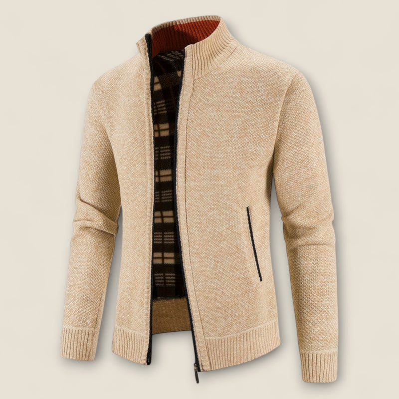 Matteo - Zip-Up Knit Sweater