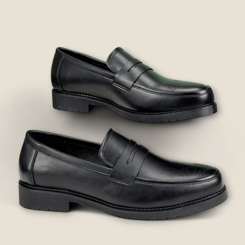 Vittorio - Classic Leather Penny Loafers