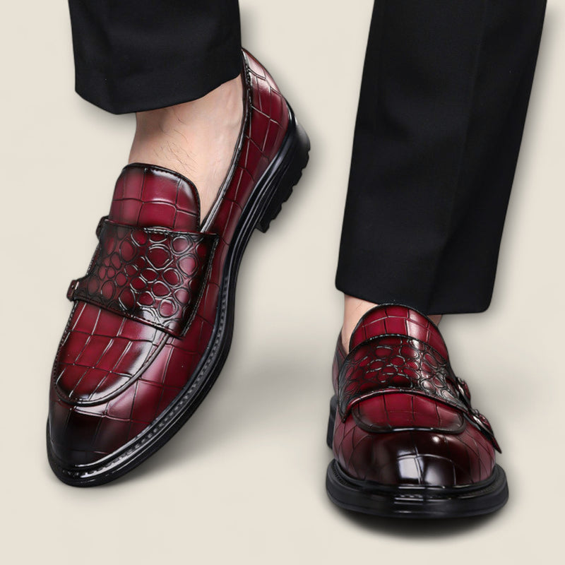 Arturo - Leather Monk Strap Loafers